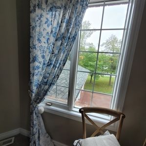 Beautiful French country style linen curtains
